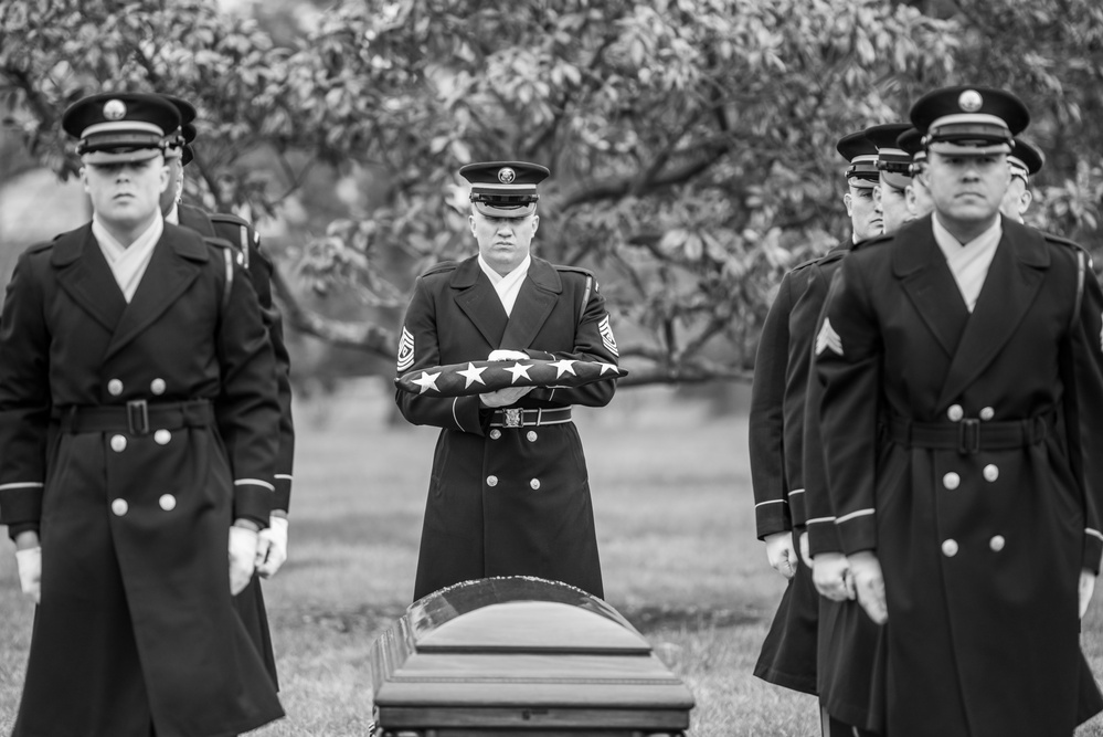 Full Honors Repatriation for U.S. Army Cpl. Dow F. Worden in Section 60