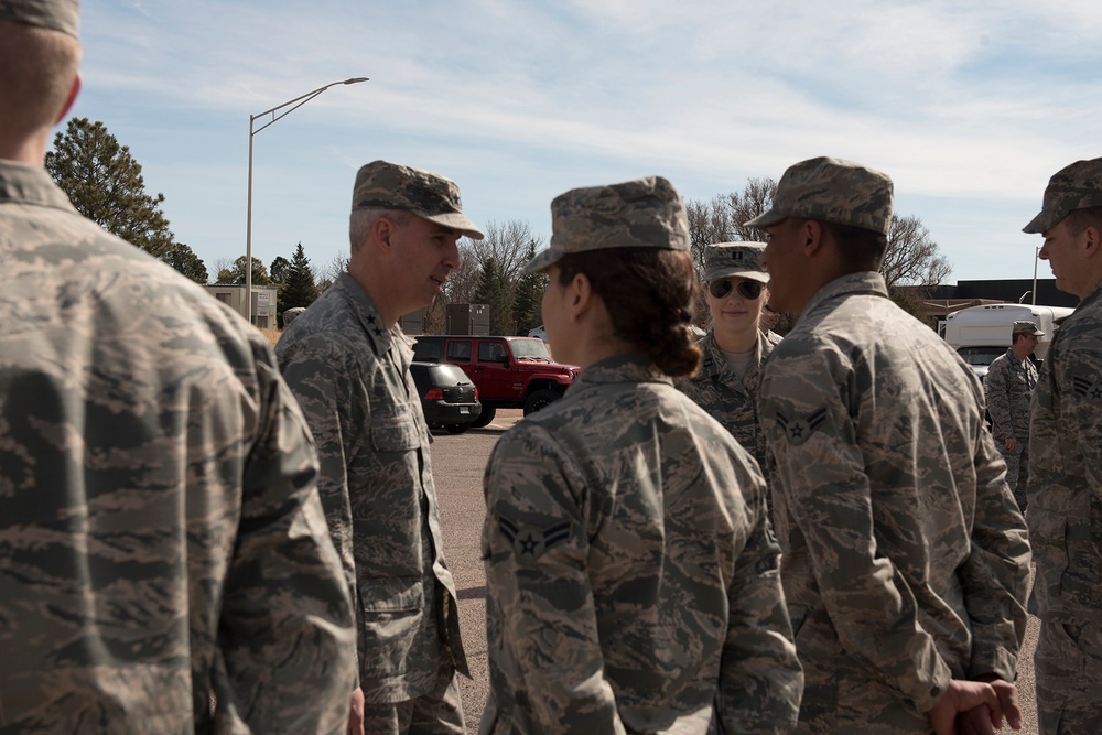 Maj. Gen. WHiting visits 21st SW