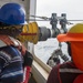 Sailors aboard USNS Mercy conduct replenishment-at-sea