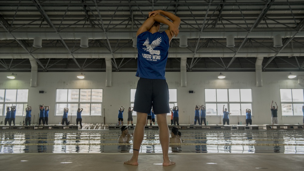 JASDF, USAF Dragon Boat Teams Train Together