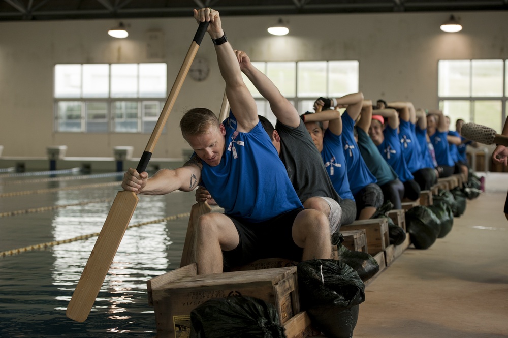 JASDF, USAF Dragon Boat Teams Train Together
