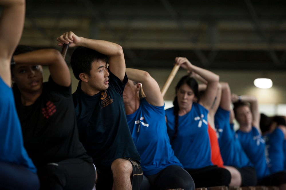 JASDF, USAF Dragon Boat Teams Train Together