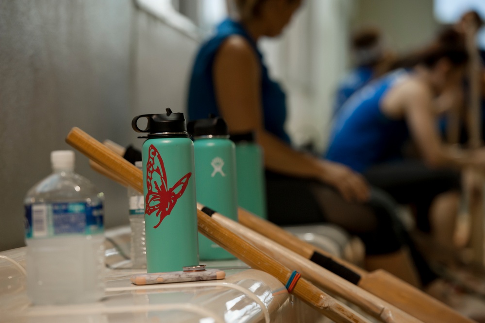 JASDF, USAF Dragon Boat Teams Train Together