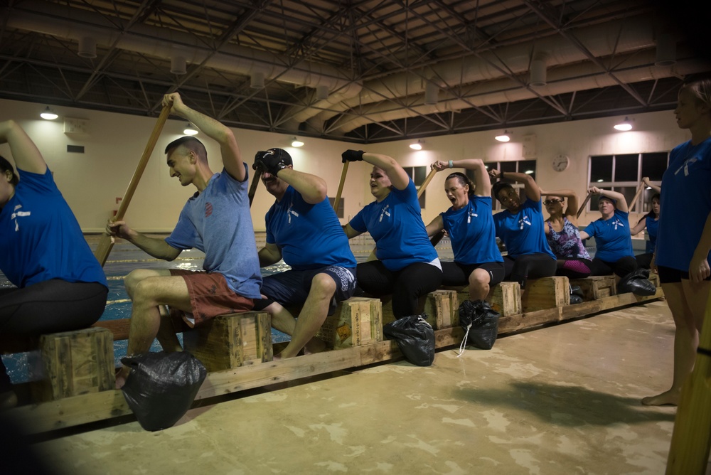 JASDF, USAF Dragon Boat Teams Train Together
