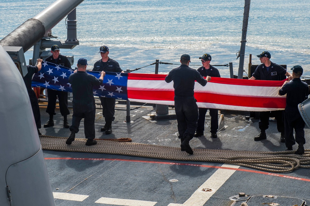 USS Lake Champlain Pacific Deployment 2018