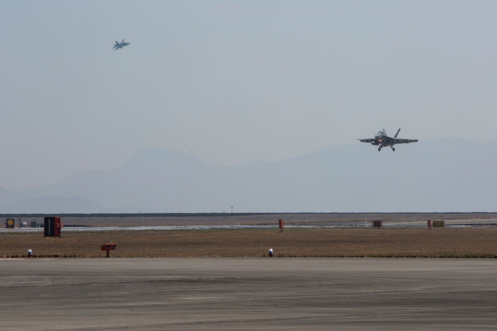 CVW-5 fixed-wing squadrons relocate to MCAS Iwakuni