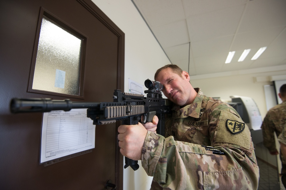 UK/US training with M4, M9, Glock, and SA80