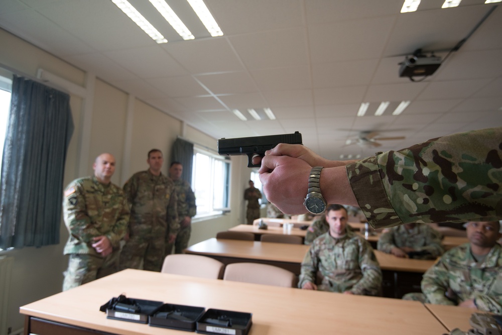 UK/US training with M4, M9, Glock, and SA80