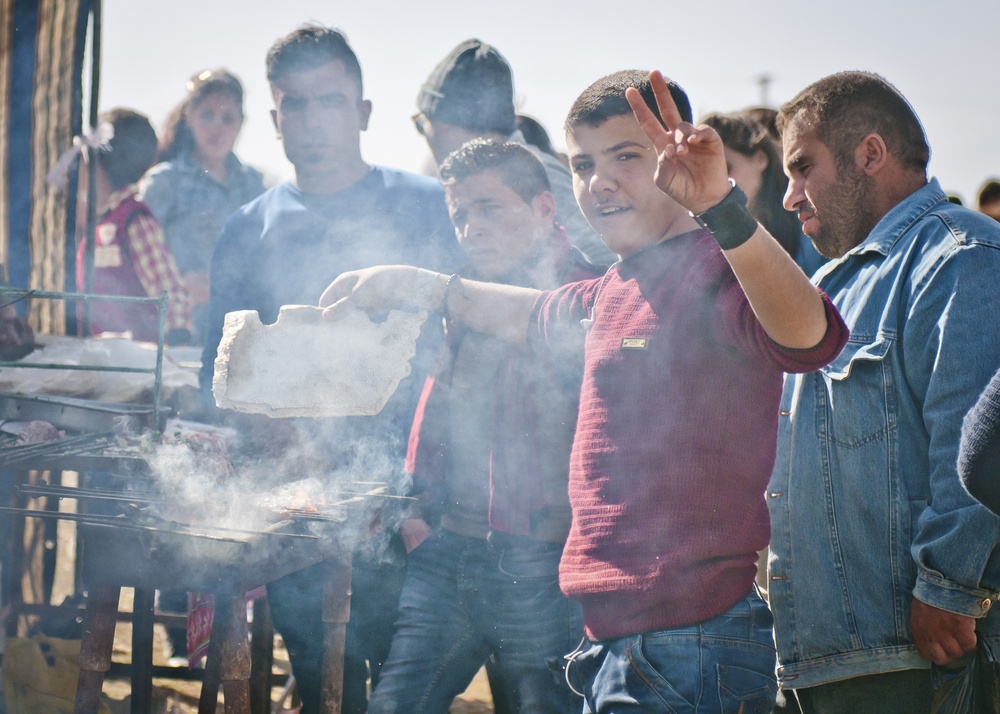 Kurds Celebrate Newroz in Kobani