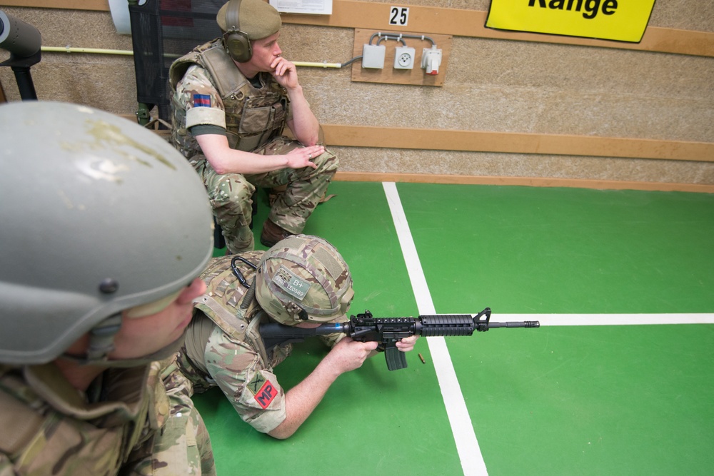 UK/US range with M4, Glock, M9 and SA80