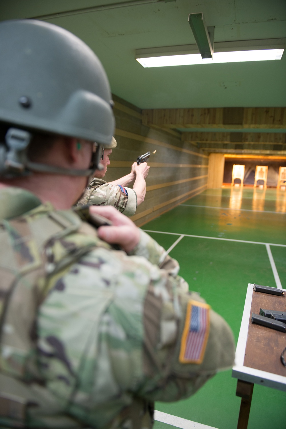 UK/US range with M4, Glock, M9 and SA80