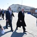 Vice President Pence is greeted by 119th Wing members upon his arrival to Fargo