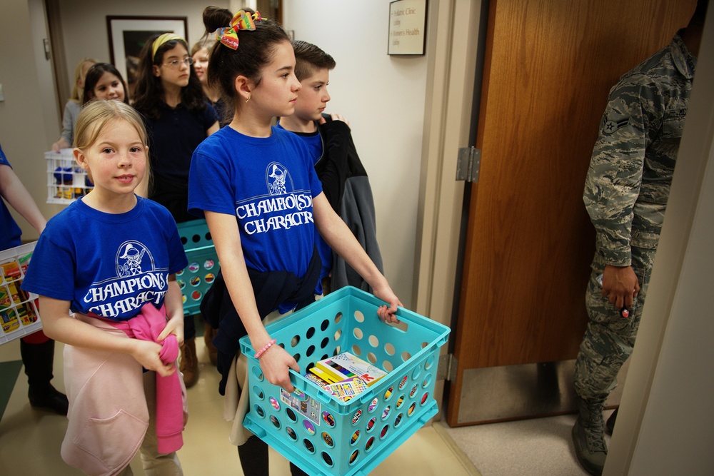 Students bring joy to patients at Peterson AFB Pediatric Clinic