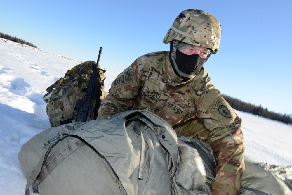 Army Paratroopers Train in Cold Weather