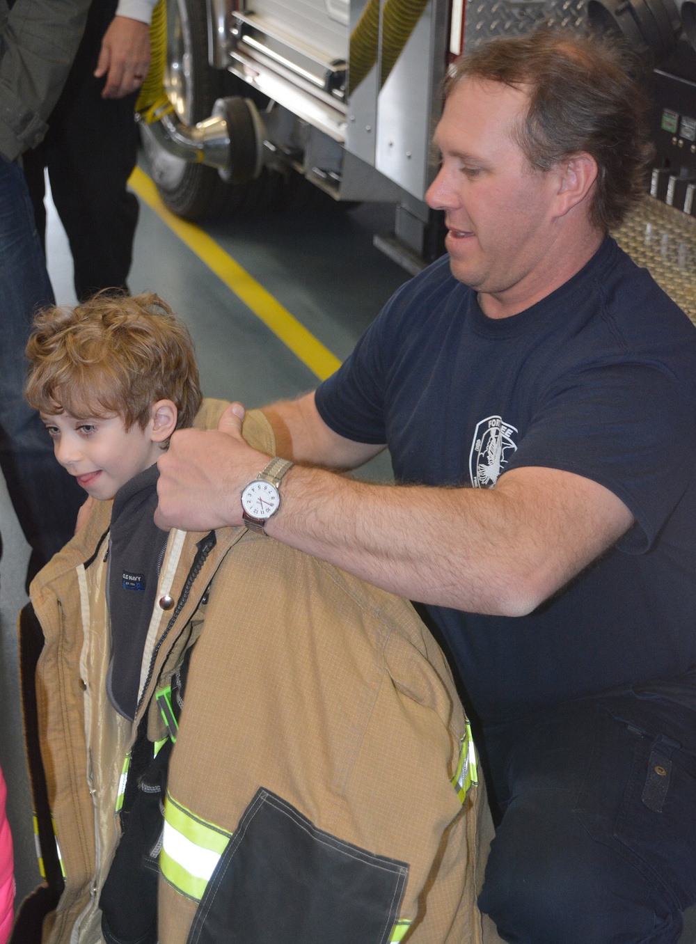 Prince George students tour Fort Lee Fire Station