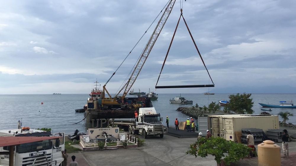UCT 2 Constructs Pier for Timor Leste Maritime Police