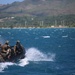 U.S. Marines with 3rd Reconnaissance Battalion conduct simulated maritime operations with British Royal Marines, U.S. Sailors in Guam