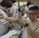 Members of Team Yokota donate blood to JRCS