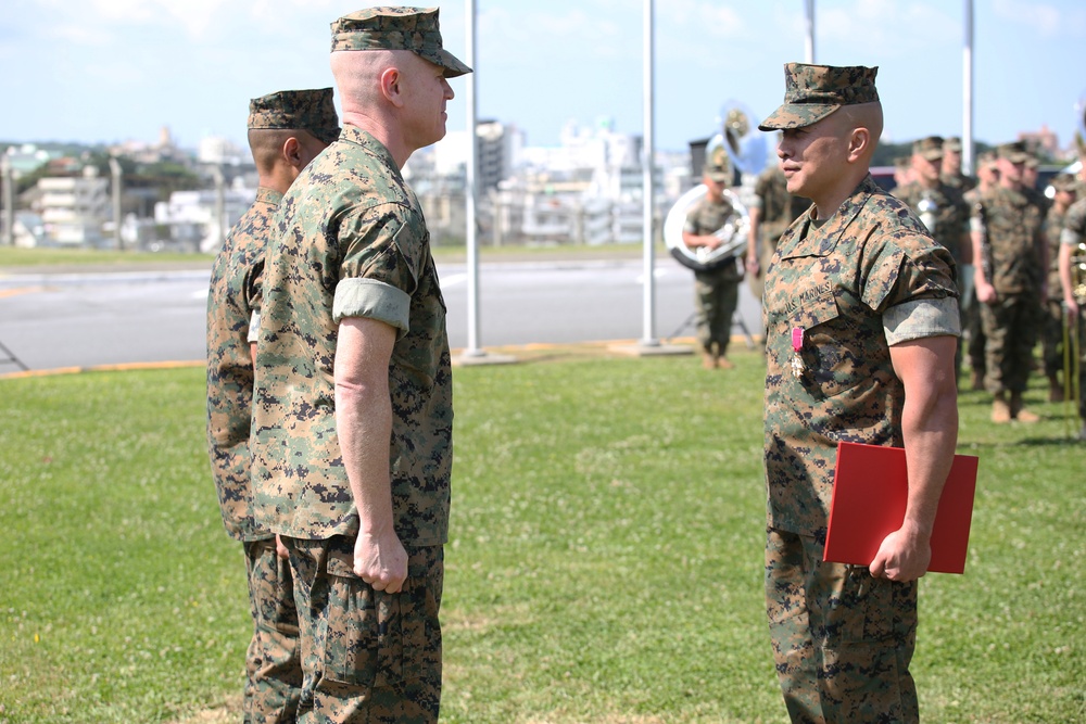 MCIPAC sergeant major relief and appointment ceremony