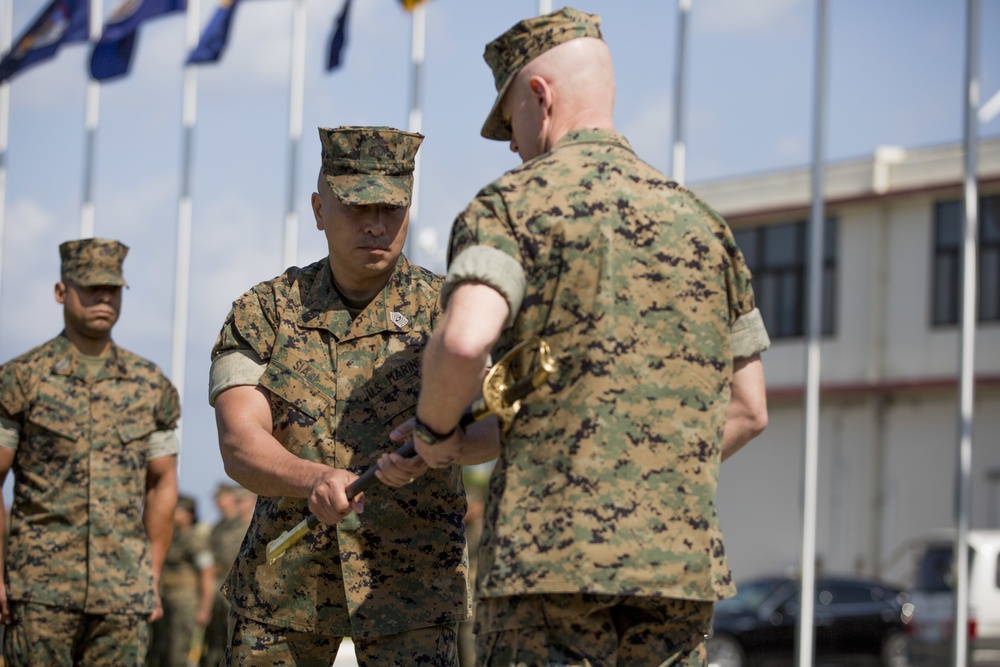 MCIPAC sergeant major relief and appointment ceremony