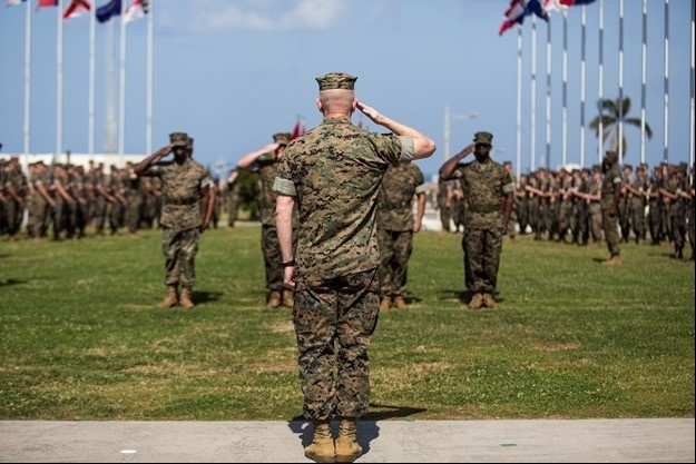 MCIPAC sergeant major relief and appointment ceremony