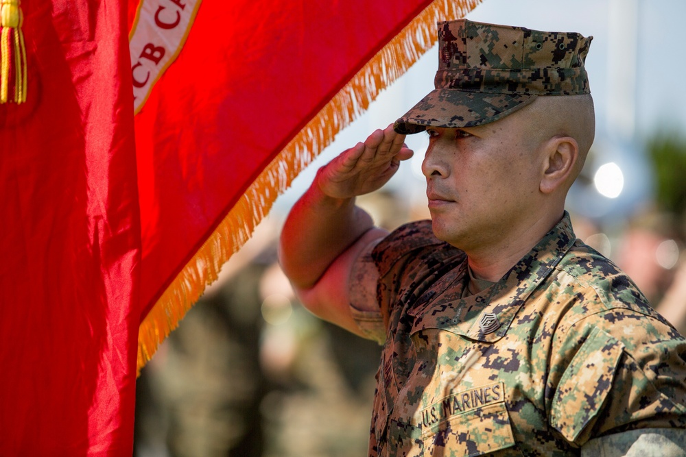 MCIPAC sergeant major relief and appointment ceremony