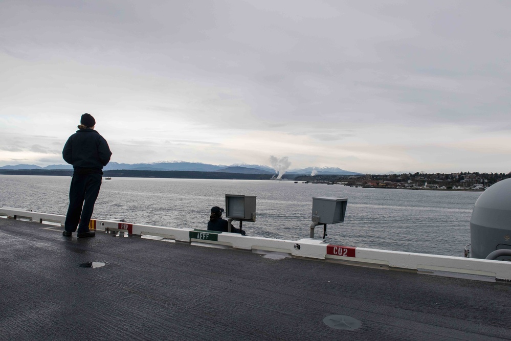 John C. Stennis Departs From NAVMAG II