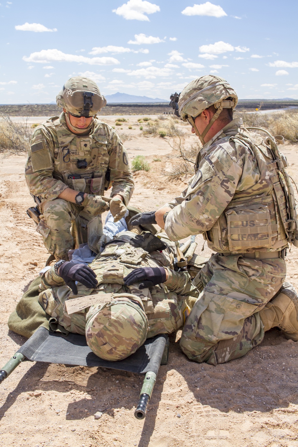 Medics Conduct CASEVAC Training - 155ABCT