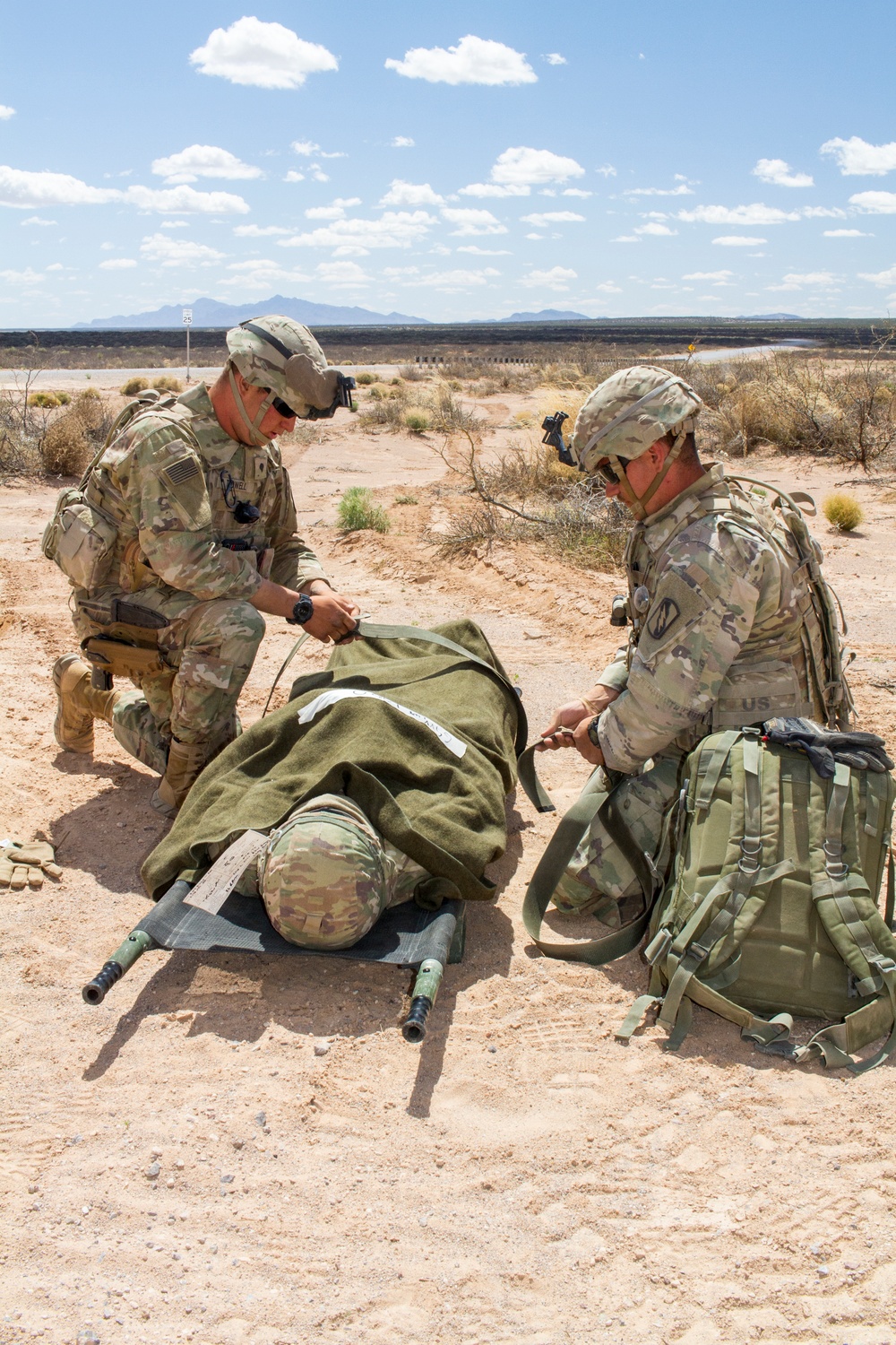 Medics Conduct CASEVAC Training - 155ABCT