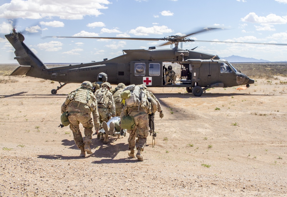 Medics Conduct CASEVAC Training - 155ABCT