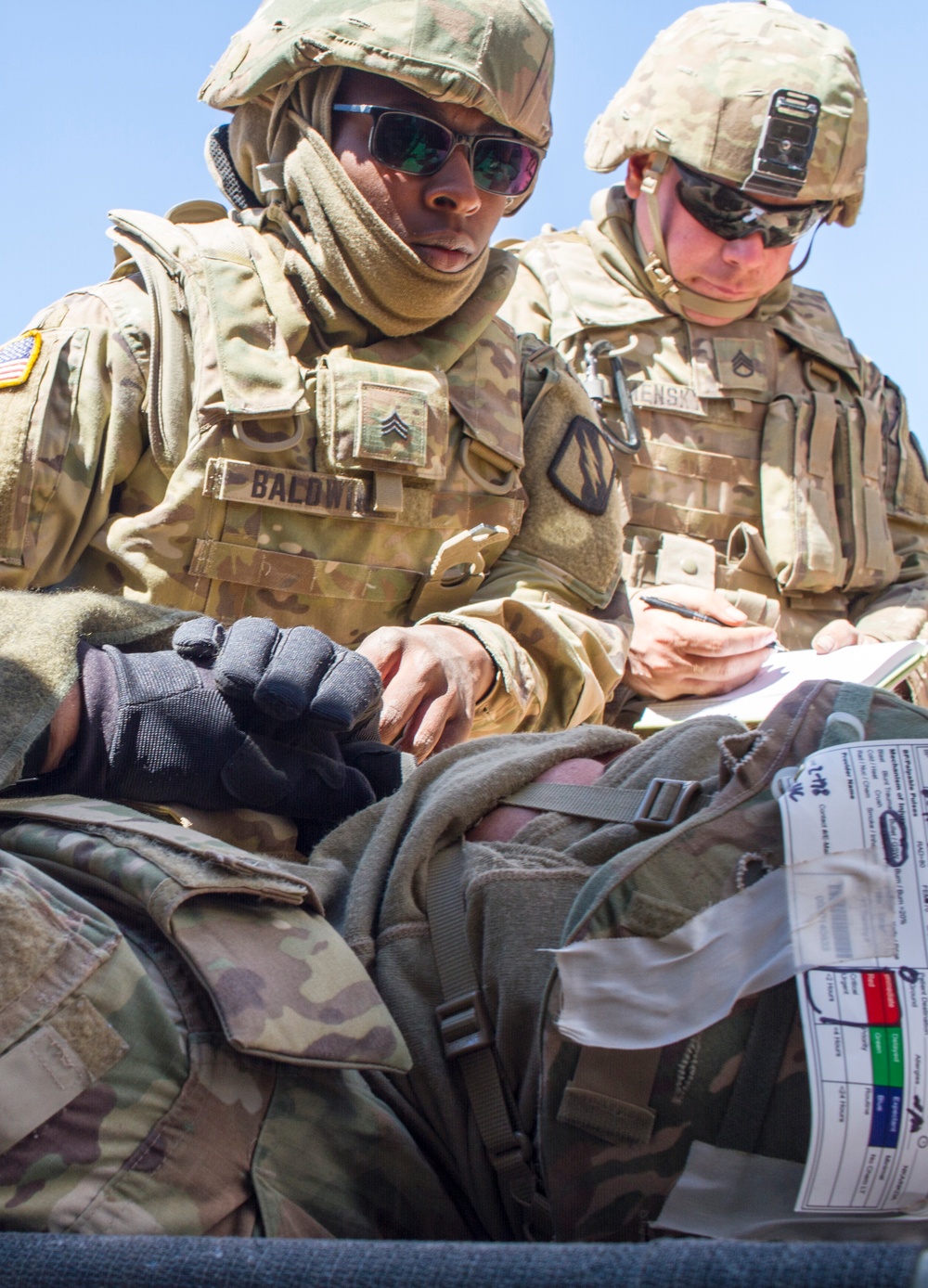 Medics Conduct CASEVAC Training - 155ABCT