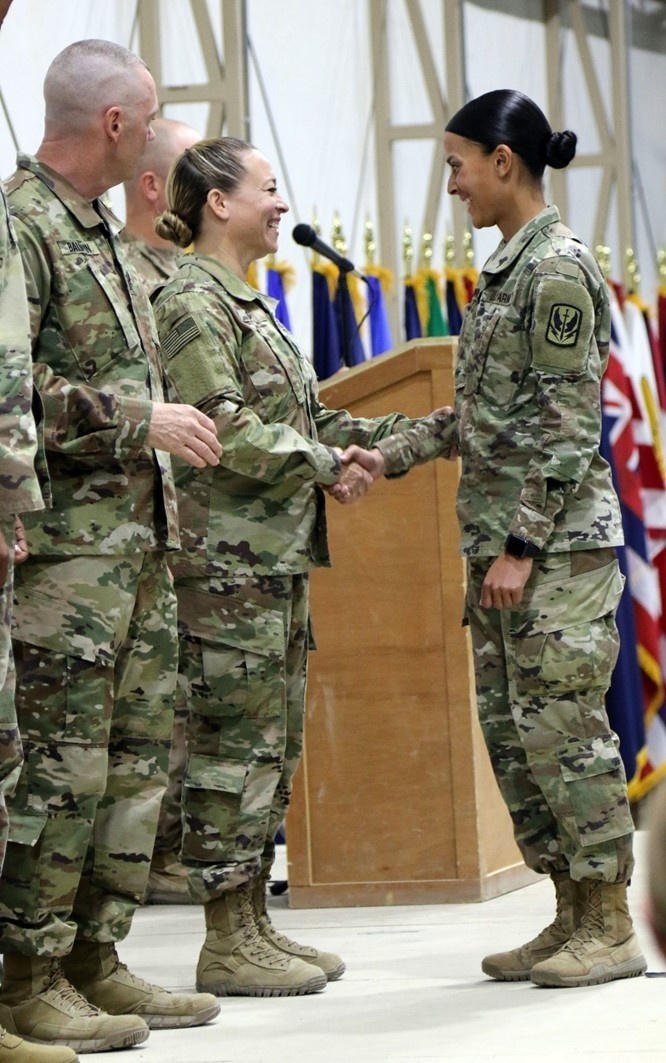 First Basic Leader Course rotation of 2018 in Kuwait graduates 10 Army soldiers