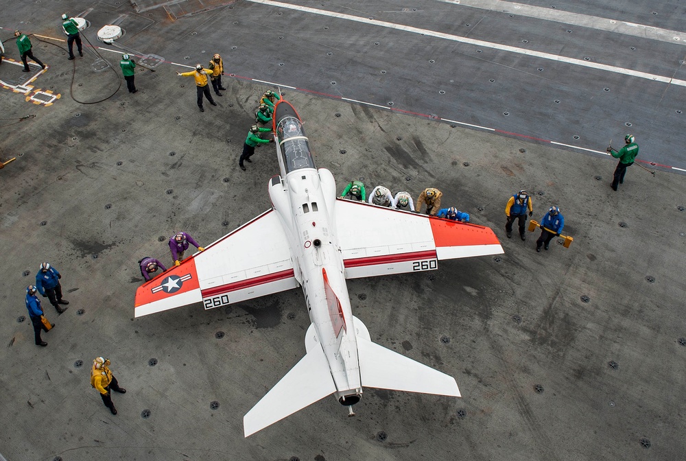 GHWB T-45 Carrier Qualifications