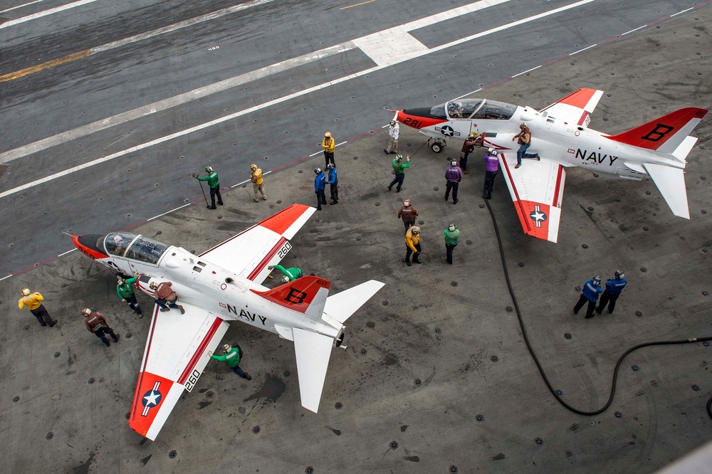 GHWB T-45 Carrier Qualifications