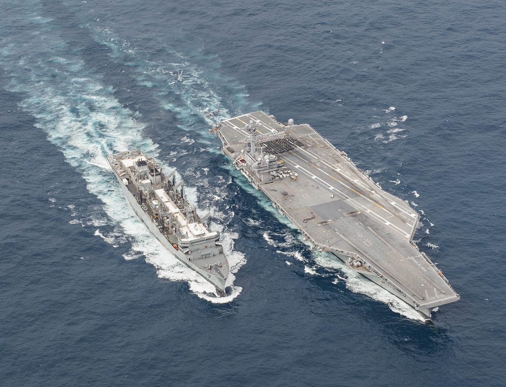 GHWB Replenishment at Sea