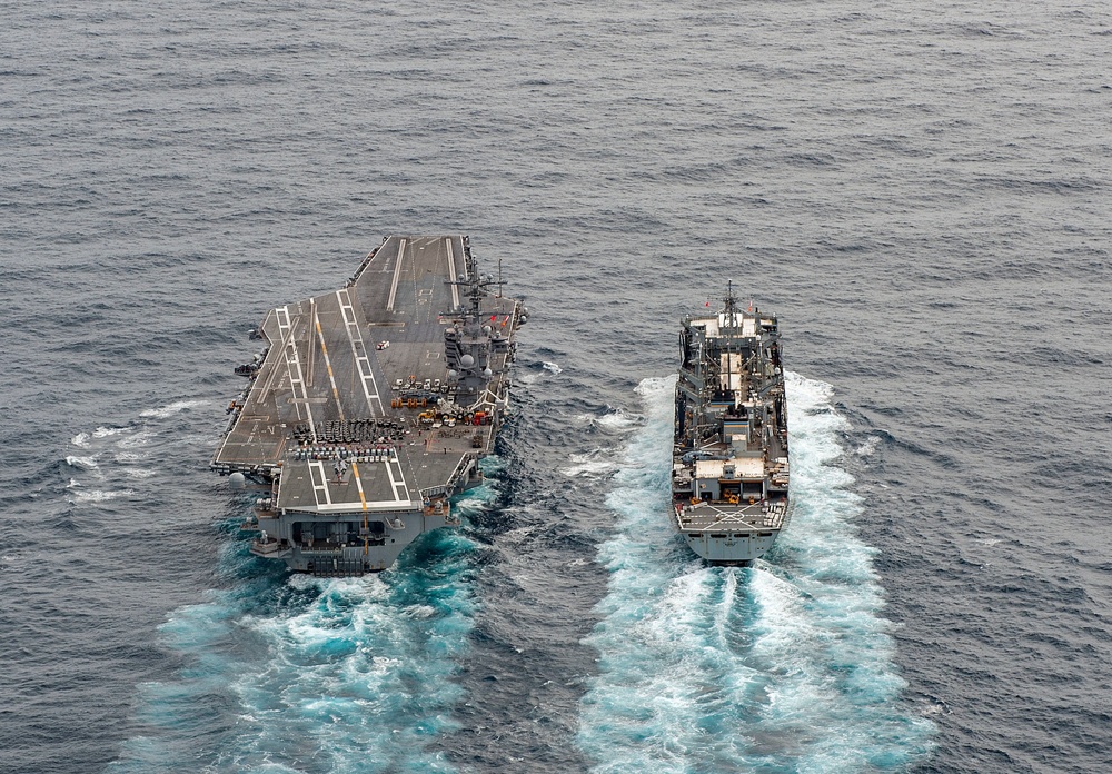 GHWB Replenishment at Sea