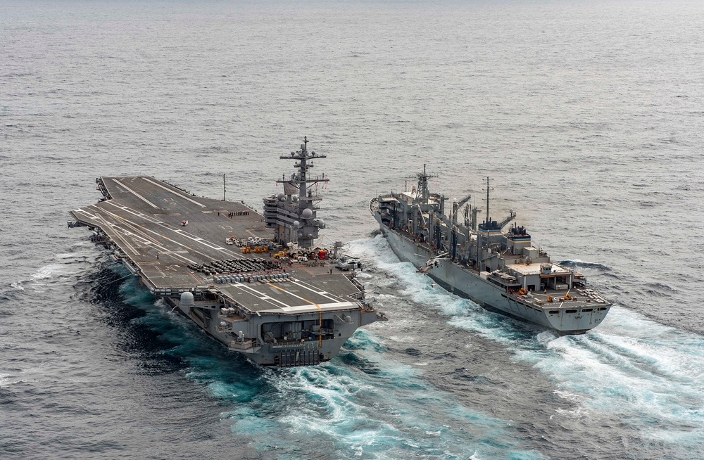 GHWB Replenishment at Sea