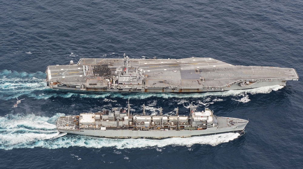 GHWB Replenishment at Sea