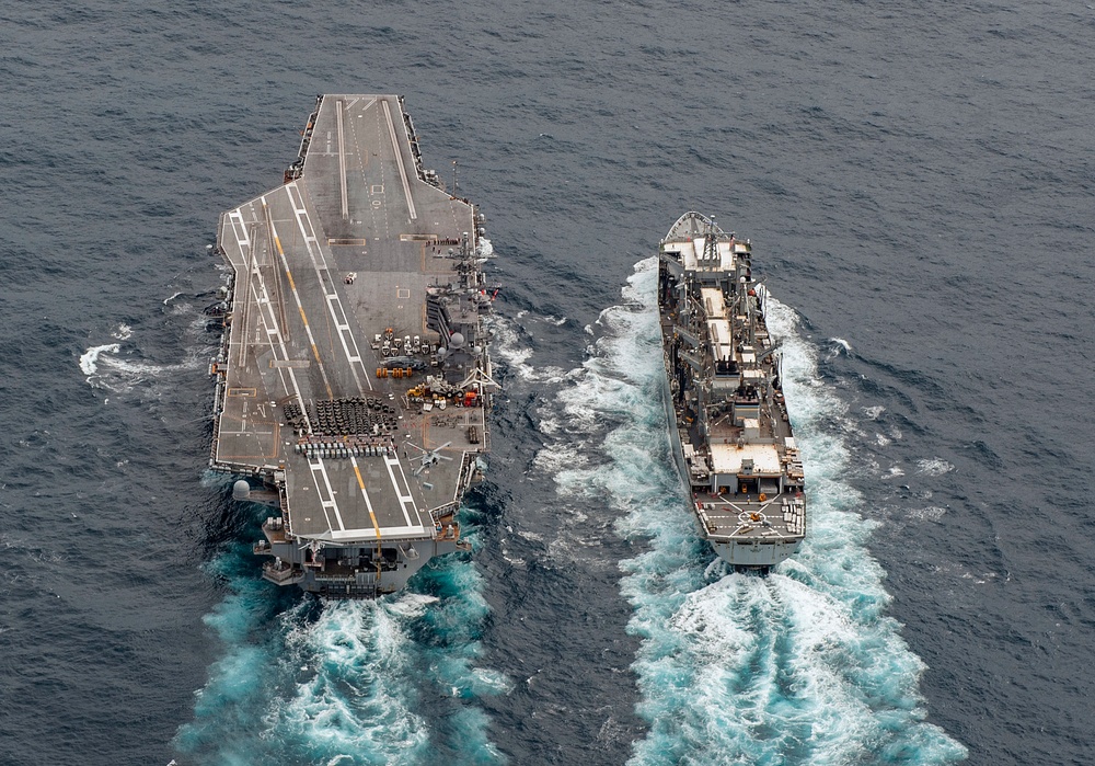 GHWB Replenishment at Sea