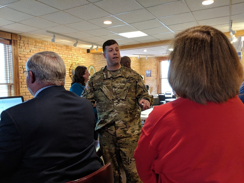 10th CAB commander discusses upcoming aviation exercise with community members