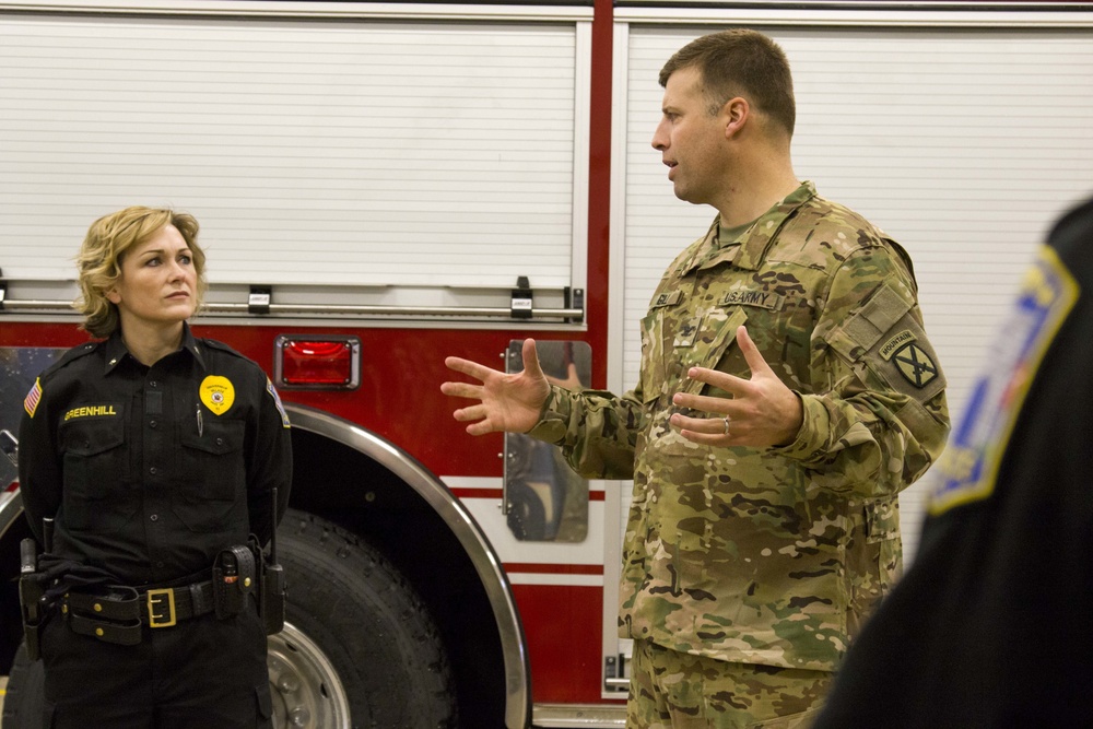 10th CAB commander discusses upcoming aviation exercise with community members