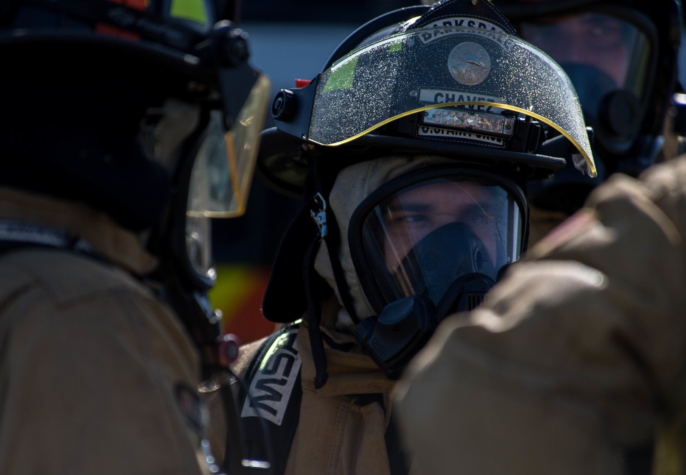 Teaming up, fighting fires