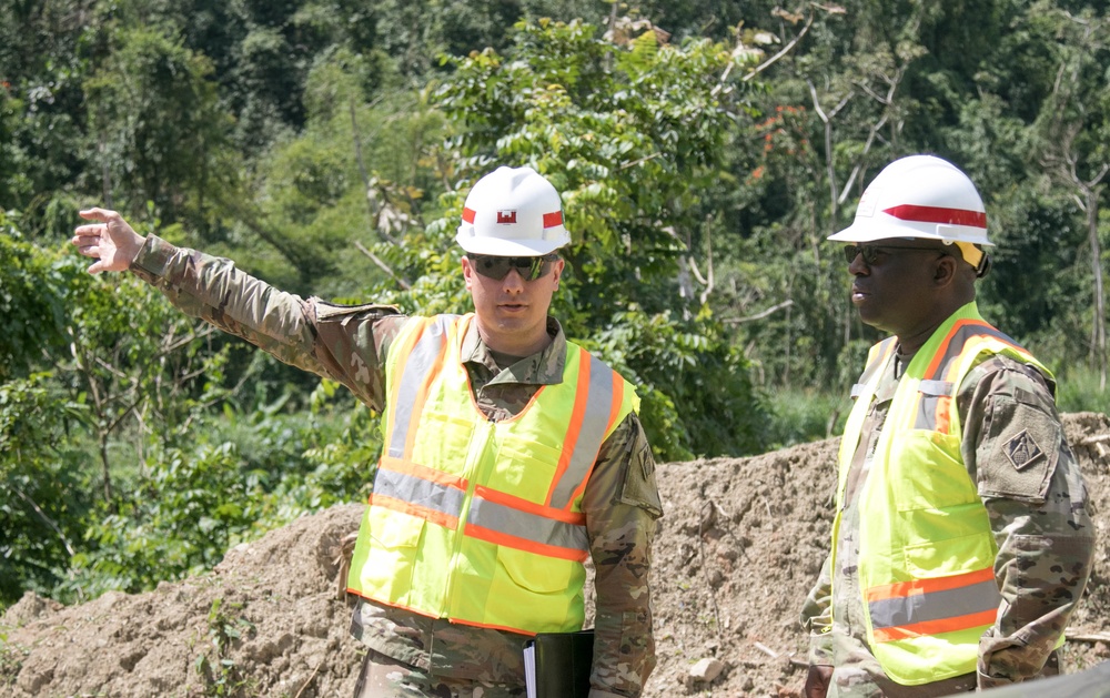 SAD CSM visits Task Force Power Restoration, Puerto Rico