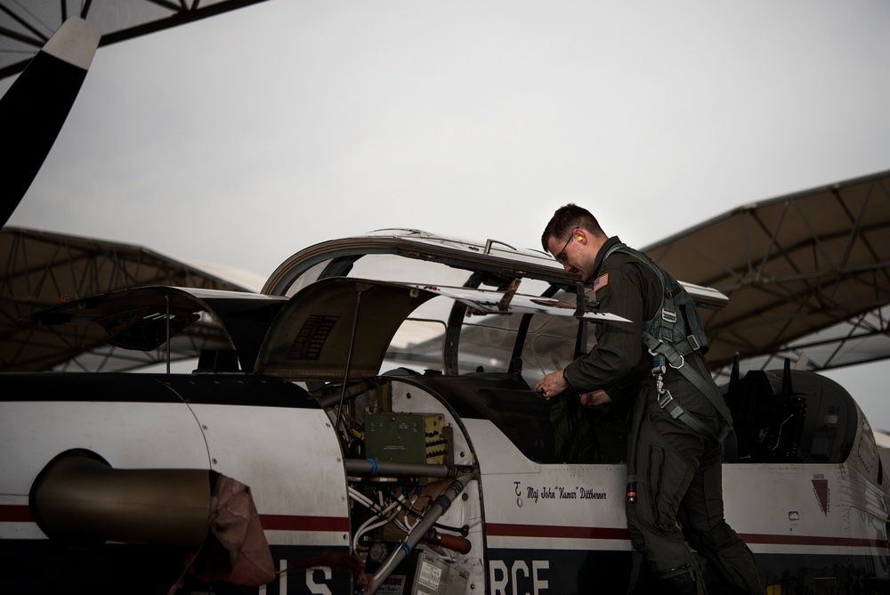 Student pilot completes first solo flight