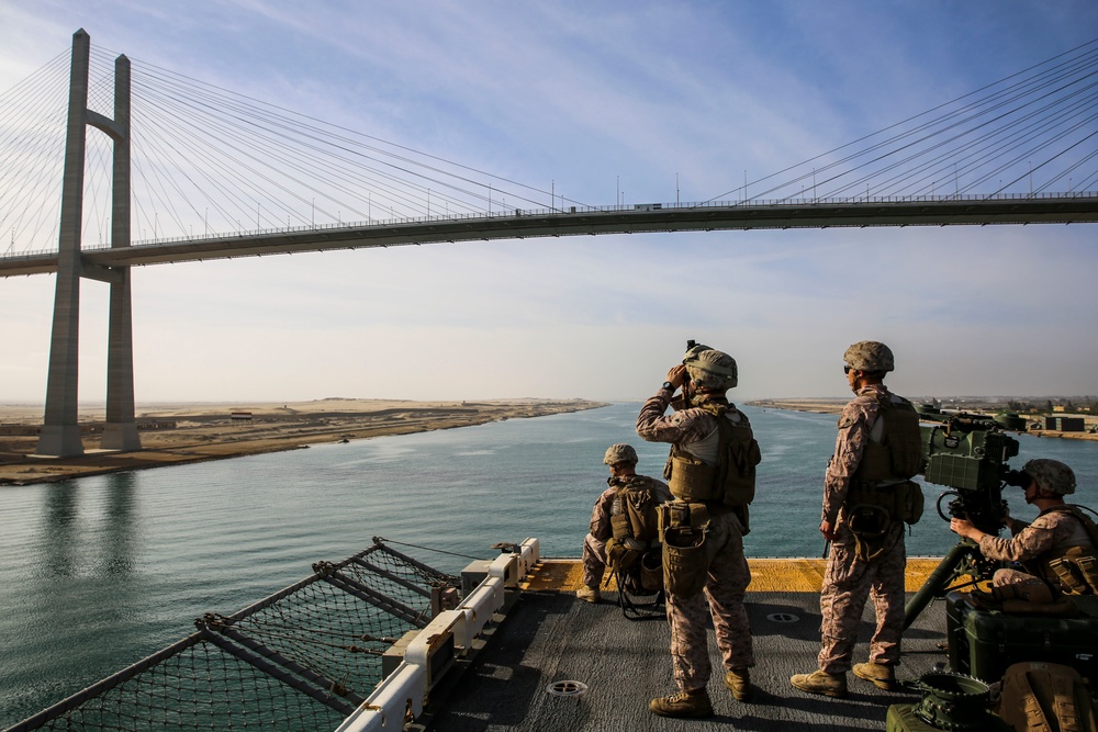 26th MEU transits Suez Canal