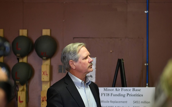 Sen. John Hoeven visits Minot Air Force Base