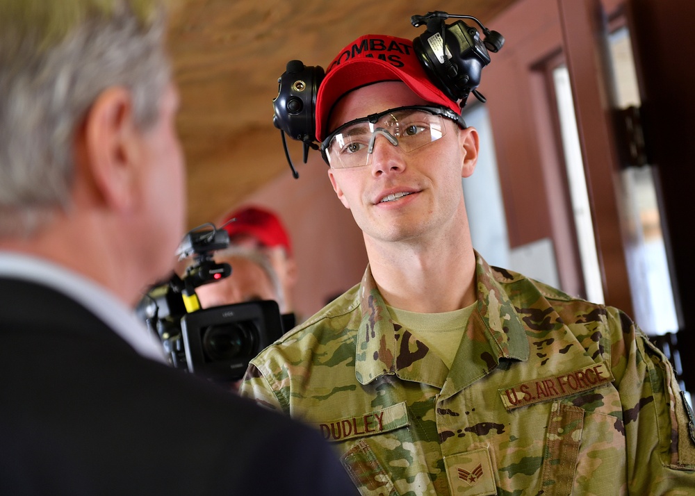 Sen. John Hoeven visits Minot Air Force Base