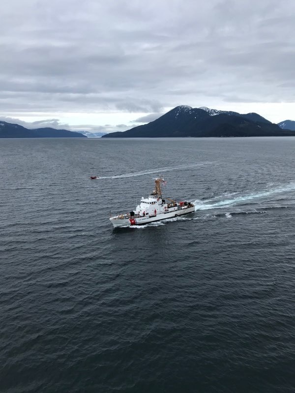 USCGC Anacapa crew members conduct training in Chatham Strait,AK