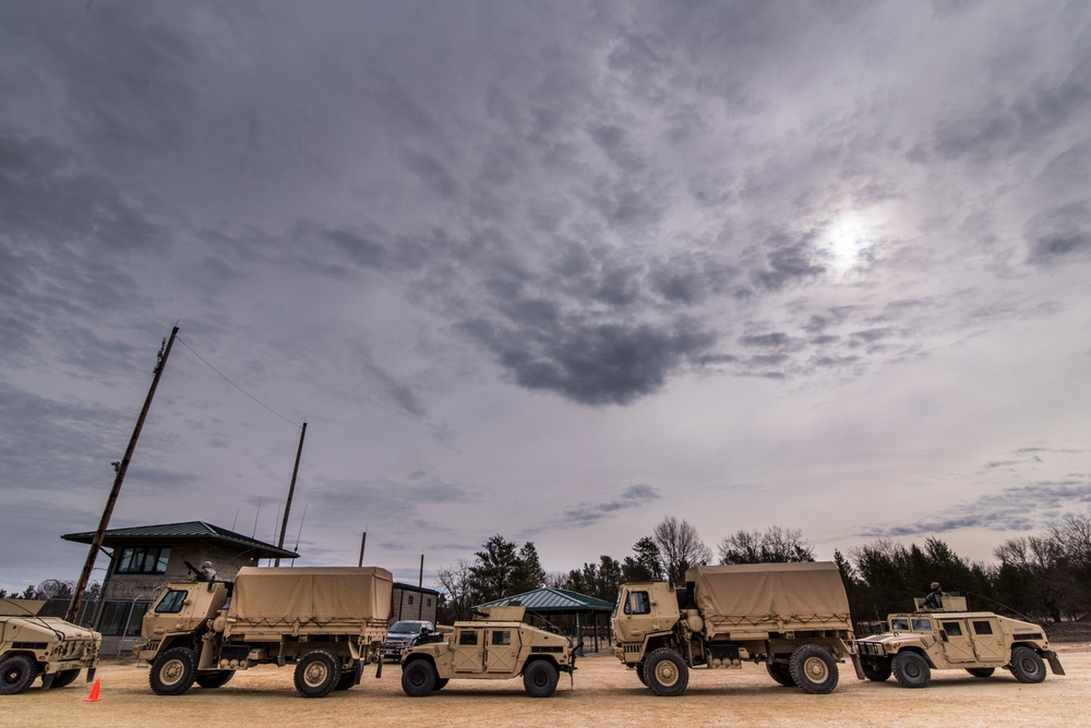 U.S. Army Reserve troops train at Task Force Triad