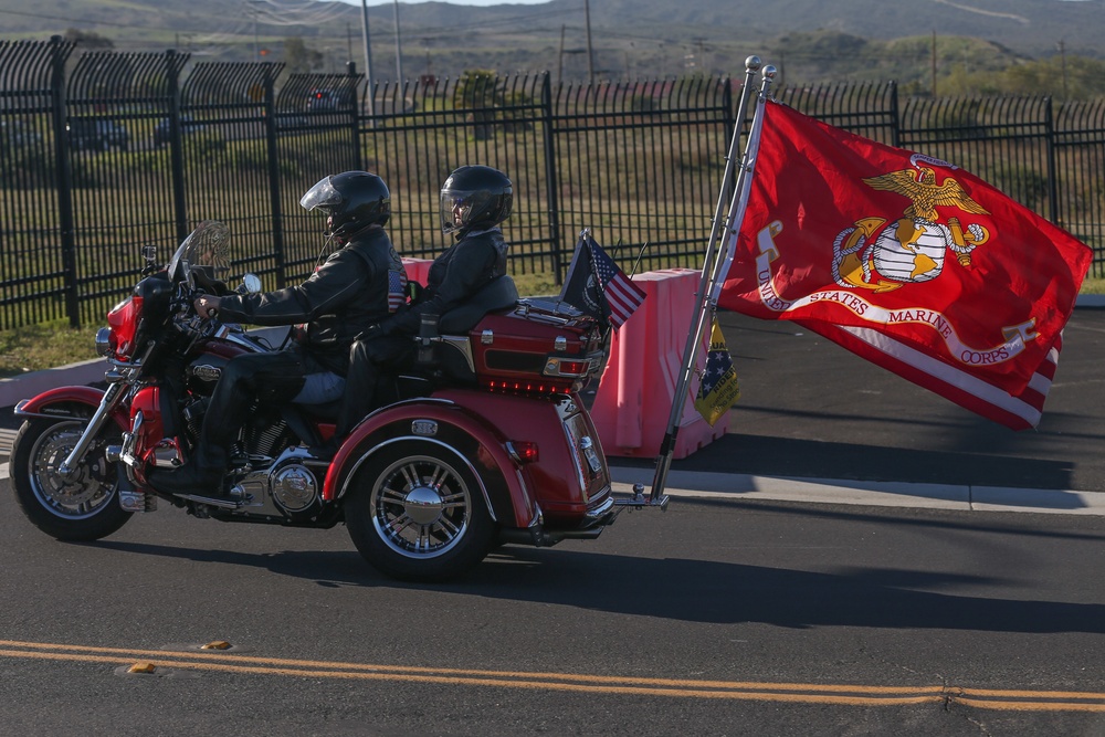 5th Marines Vietnam War Memorial Arrival